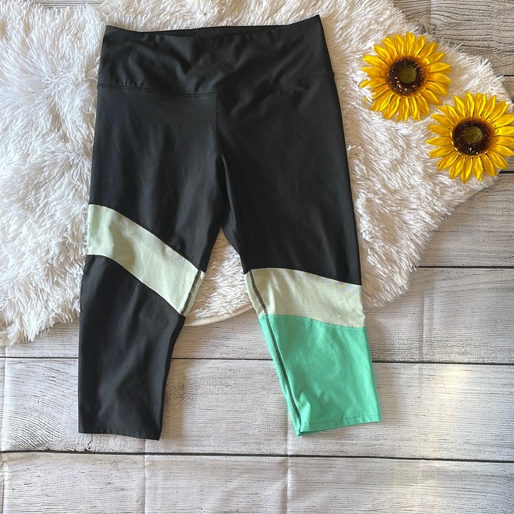 Nike Black and Mint Leggings